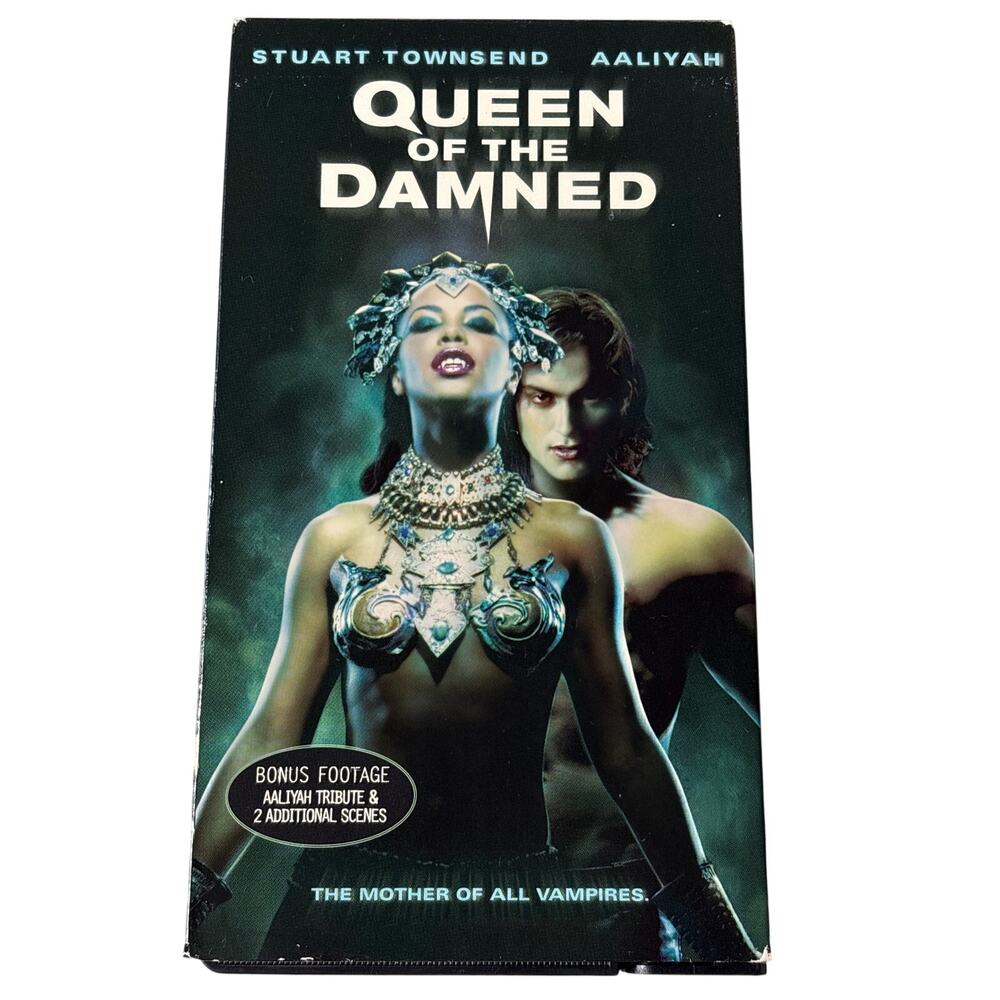 Queen of the Damned VHS 2002 Bonus Footage Aaliyah y2k nu metal